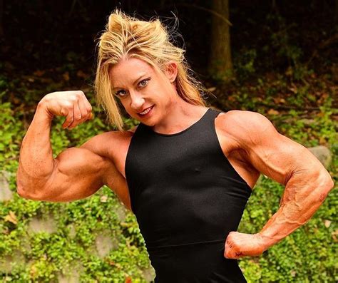 massive female body builder